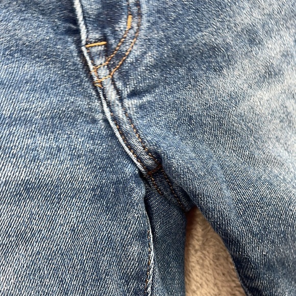 Madewell 25, 0 Cali Demi-Boot Cotton Blend High Rise Blue Denim Jeans - Picture 7 of 14